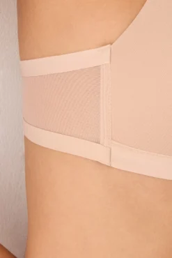 Sujetador nomarks Brisa sin aro con relleno nude | Paula Echevarría