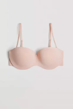 Sujetador sin tirantes multiposición nude