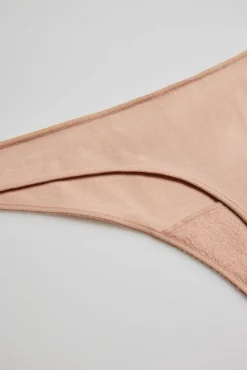 Tanga básico algodón nude