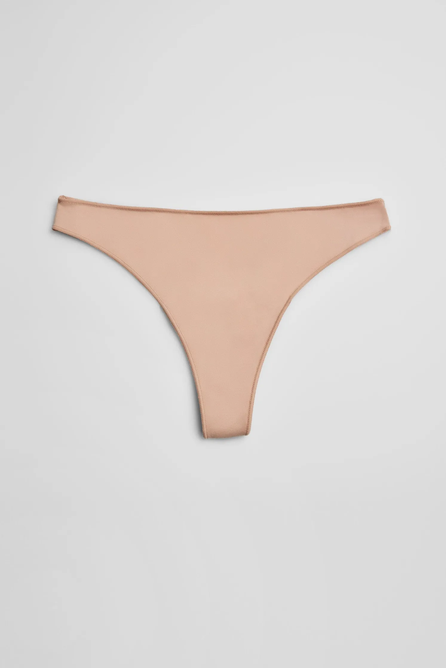 Tanga básico algodón nude