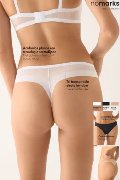 Tanga nomarks nude | Paula Echevarría