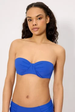 Top bikini bandeau marino copa C