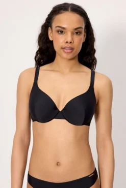 Top bikini con aro negro copa B