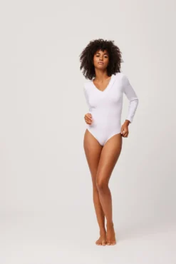 TÉRMICO Body manga larga blanco