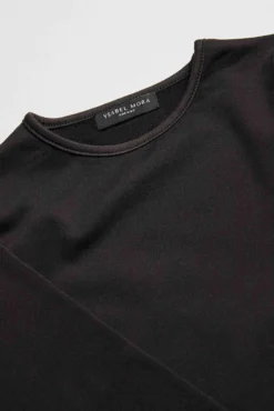 TÉRMICO Camiseta infantil manga larga negra