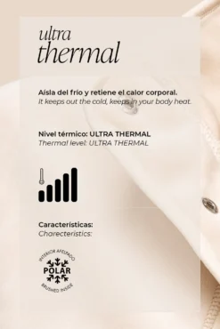 ULTRA TÉRMICO Leggings deportivos afelpado polar negro