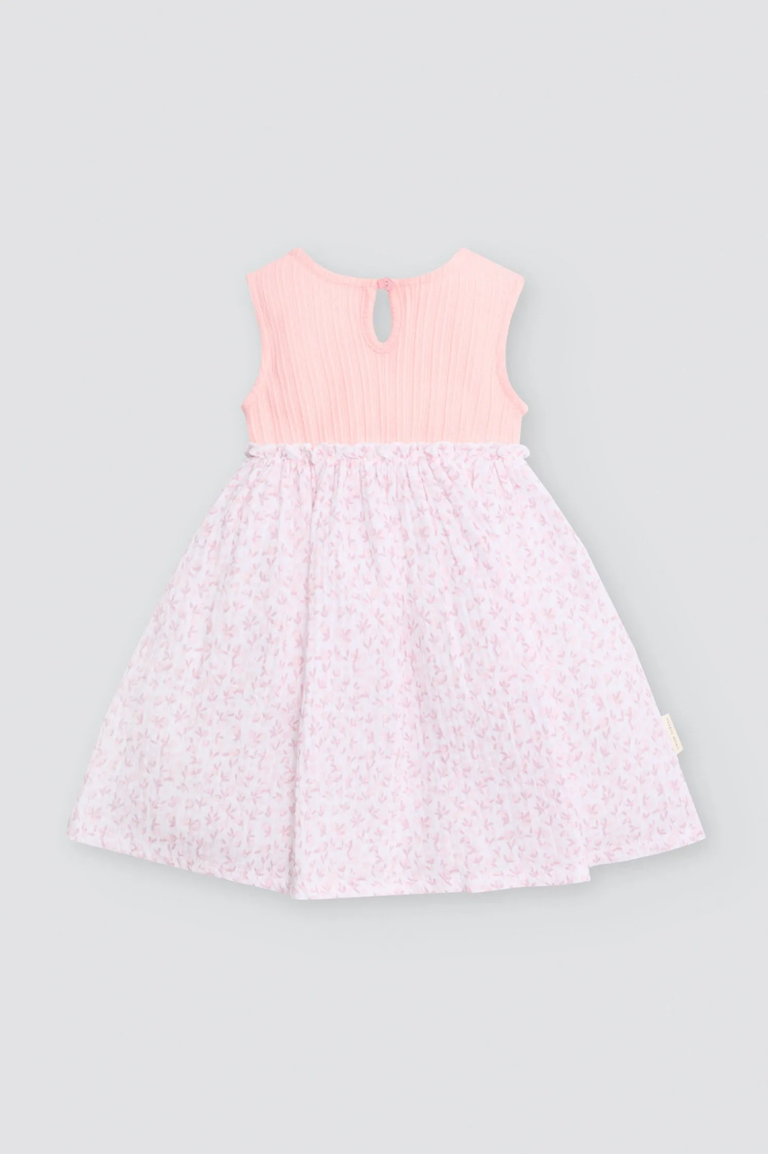 Vestido bebé sin mangas estampado floral