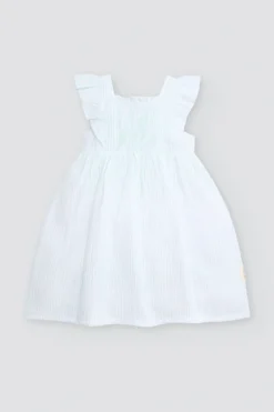Vestido bebé sin mangas estampado rayas