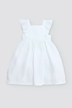 Vestido bebé sin mangas estampado rayas