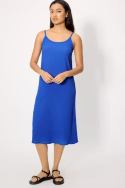 Vestido largo ligero azul