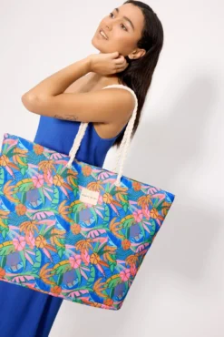 Vestido largo ligero azul