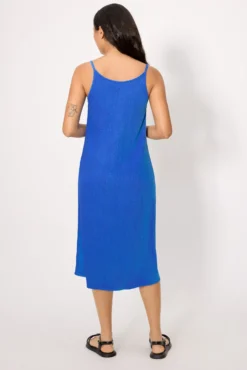 Vestido largo ligero azul