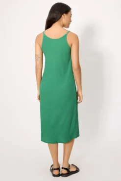 Vestido largo ligero verde